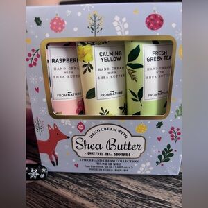 Hand Cream Set - Raspberry, Calming Yellow, Fresh Green Tea